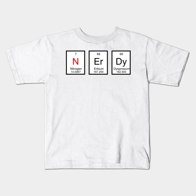 NErDy Two Kids T-Shirt by RFMDesigns